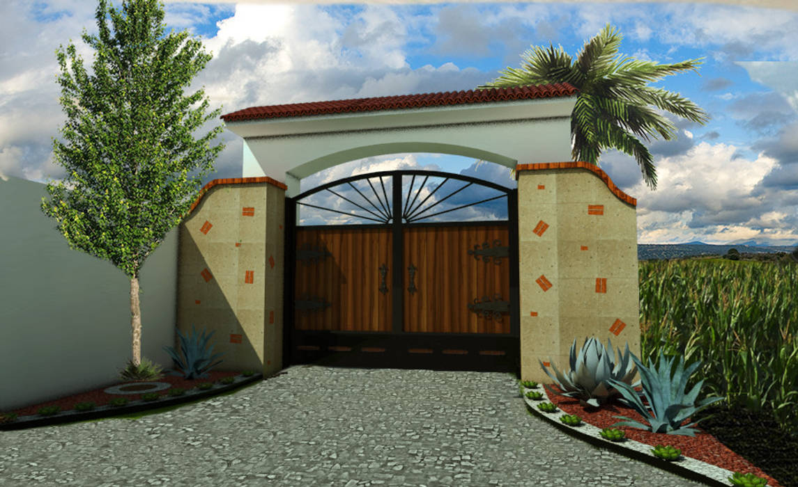 Rancho Puerta Colorada, AR Arquitectura y Diseño AR Arquitectura y Diseño Деревянные двери Дерево Эффект древесины