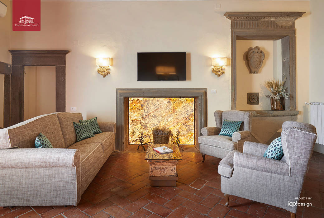 5 suites nel castello del borgo di Artimino , IEP! Design IEP! Design Commercial spaces Hotels