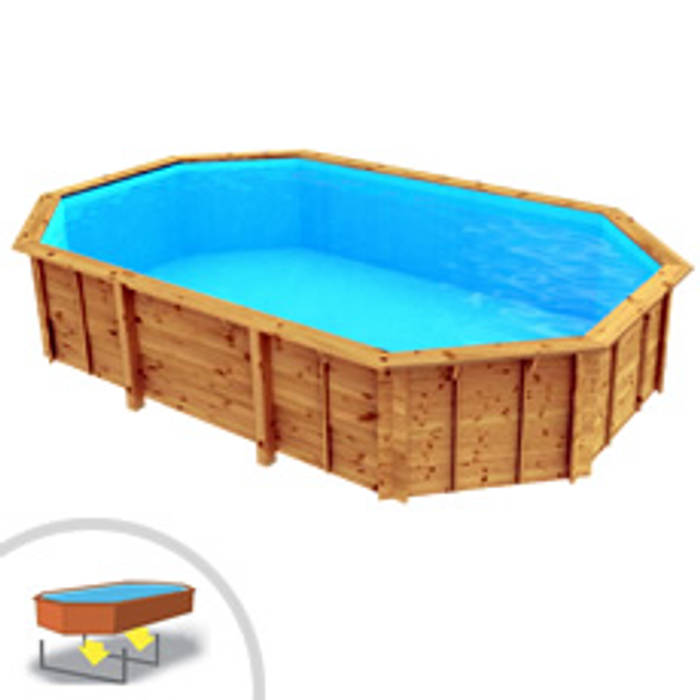 PISCINE LEGNO novità 2019 , Piscineitalia Piscineitalia 정원 수영장