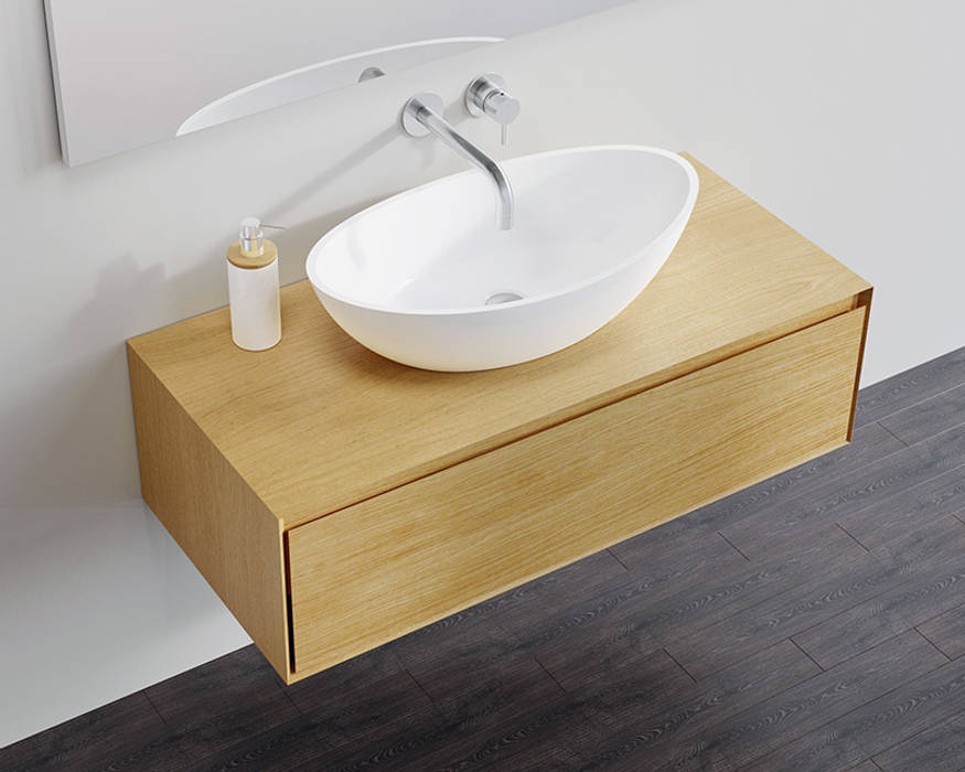 Erstklassige Badmöbel aus Holz von Badeloft, Badeloft - Badewannen und Waschbecken aus Mineralguss und Marmor Badeloft - Badewannen und Waschbecken aus Mineralguss und Marmor Modern bathroom Wood Wood effect Storage