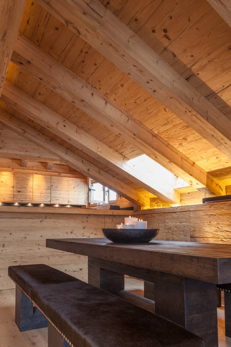 Esstisch Mit Bar Kuche Rustikale Wohnzimmer Von Rh Design