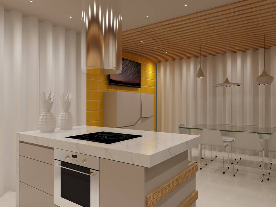 Projecto Cozinha - Vila Verde, Braga, Angelourenzzo - Interior Design Angelourenzzo - Interior Design Módulos de cocina