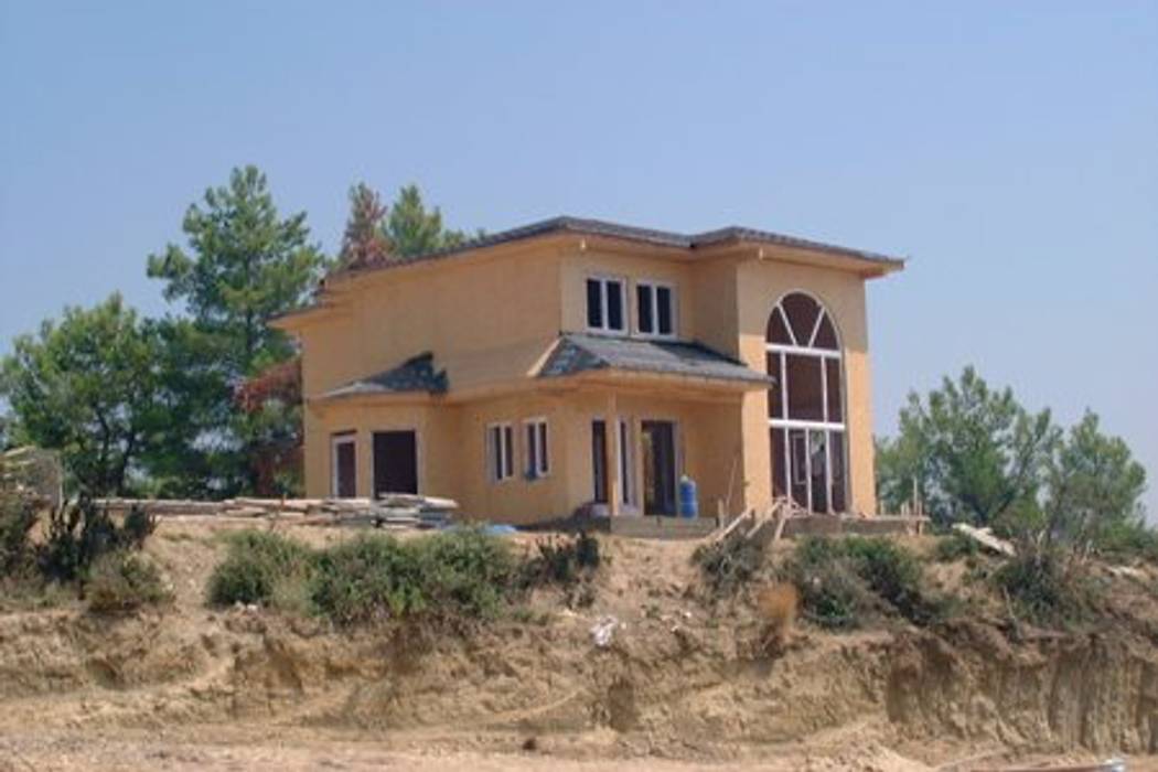 Antalya/kaş evsan prefabri̇k ahşap ev ahşap ahşap rengi homify