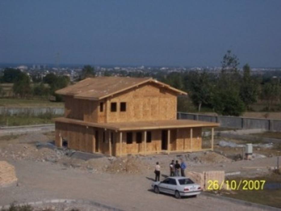 İmalatları ve Montajı Yapılan Projeler, EVSAN PREFABRİK EVSAN PREFABRİK Wooden houses Wood Wood effect