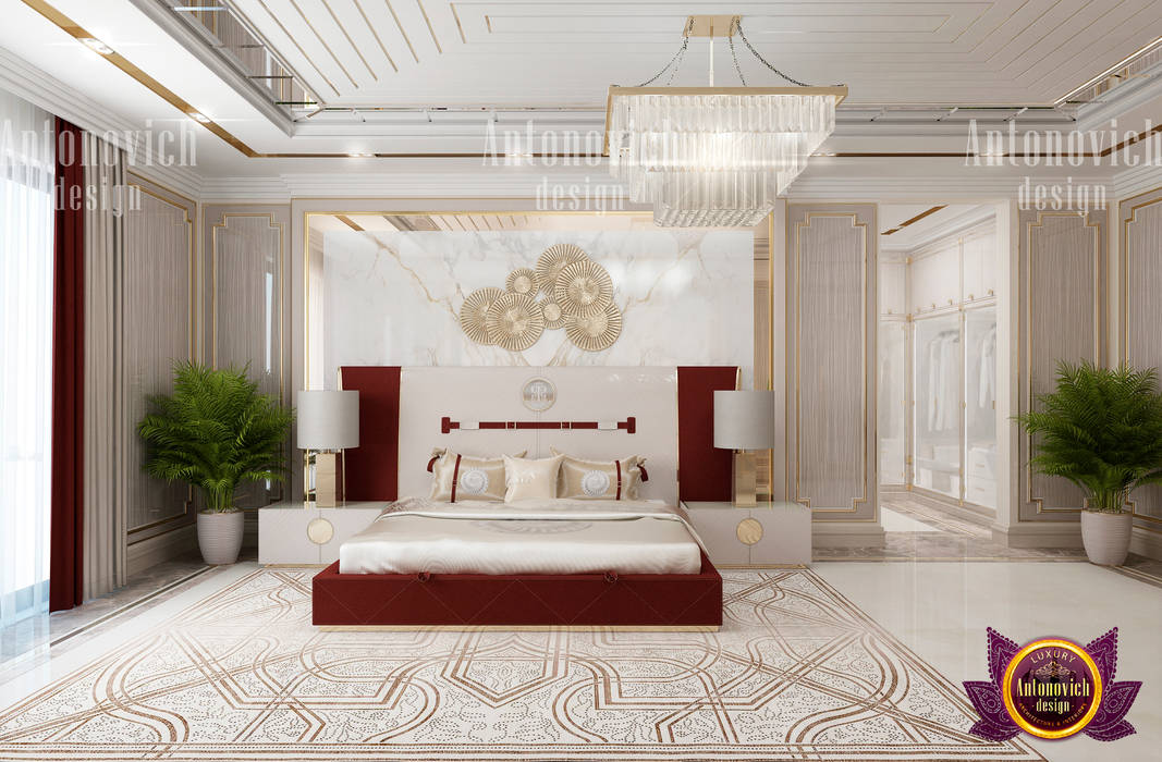 Posh Bedroom Interior, Luxury Antonovich Design Luxury Antonovich Design