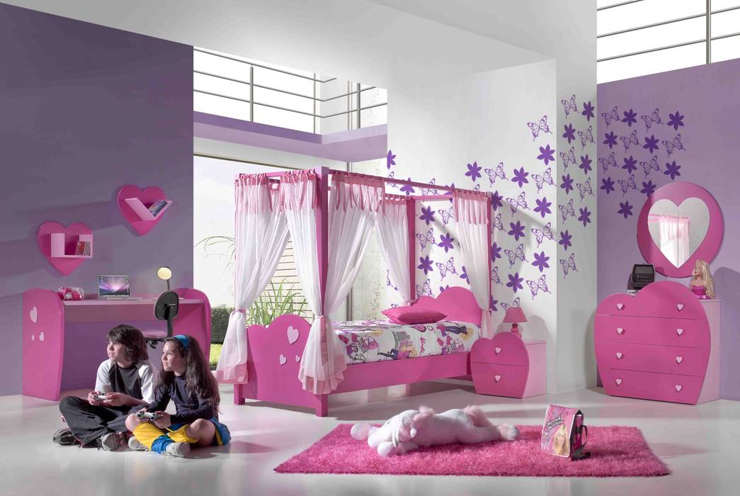 Quarto de menina Girl's bedroom ZZK11 https://www.intense-mobiliario.com/pt/mobiliario-juvenil-/8775-quarto-juvenil-zzk11.html, Intense mobiliário e interiores Intense mobiliário e interiores