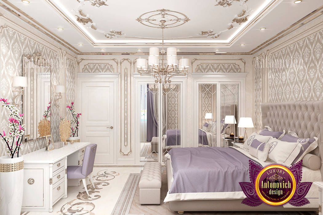 Grand Superb Bedroom Interior Design, Luxury Antonovich Design Luxury Antonovich Design