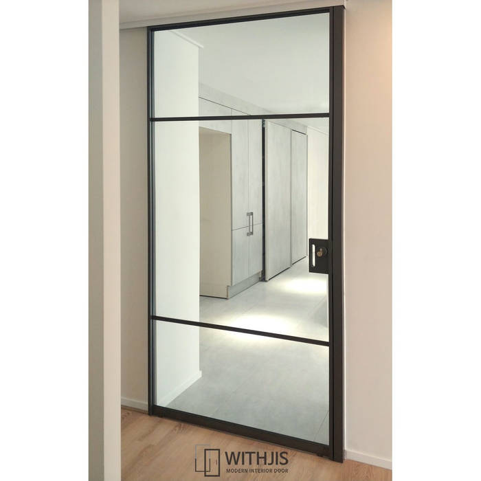 슬라이딩도어 시건장치, manual lock , WITHJIS(위드지스) WITHJIS(위드지스) Puertas de vidrio Aluminio/Cinc