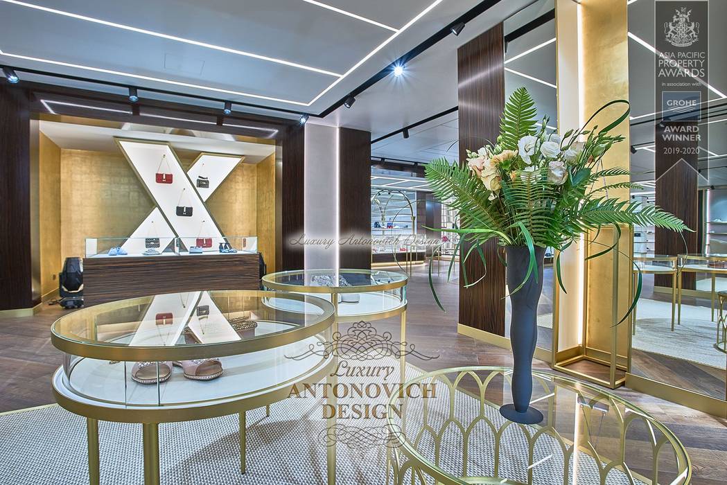 Победа Luxury Antonovich Design в конкурсе The Asia Pacific Property Awards 2019-2020, Студия Luxury Antonovich Design Студия Luxury Antonovich Design Commercial spaces Offices & stores