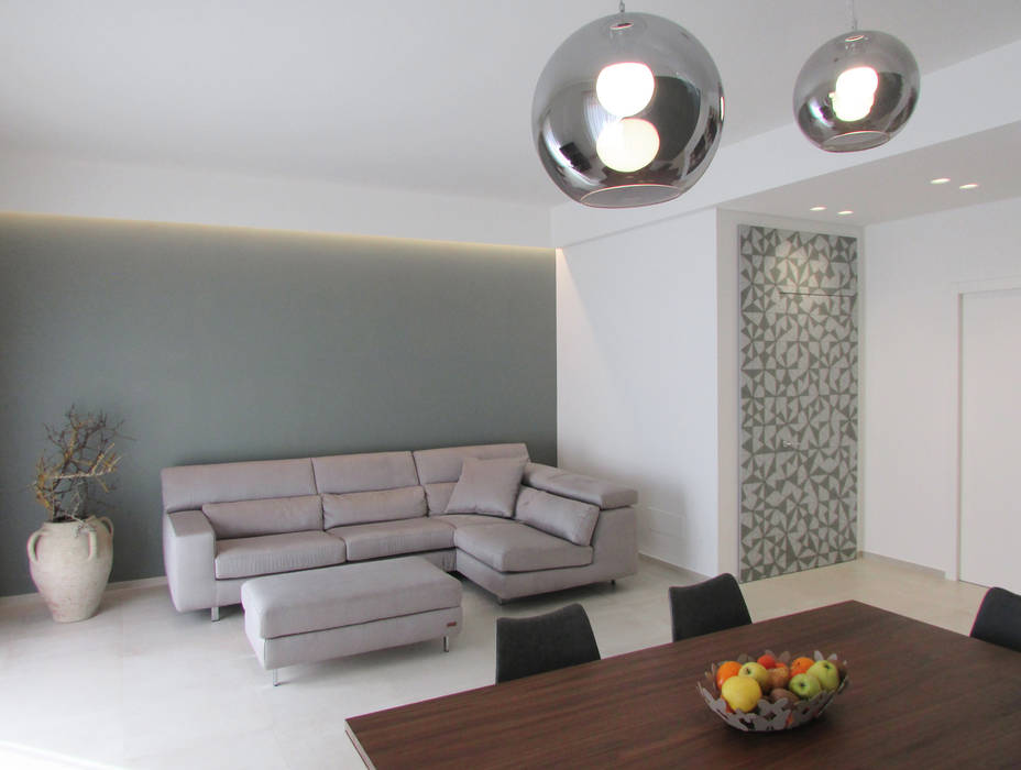 Interior nelle Murge, B+P architetti B+P architetti Paredes y pisos de estilo moderno