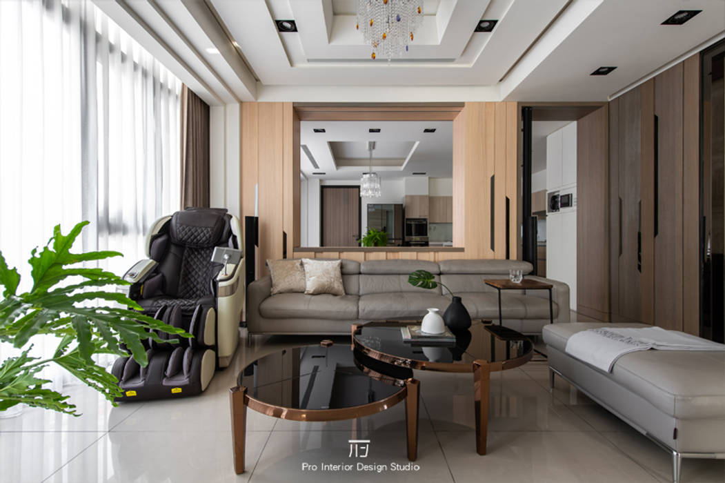 客廳 璞玥室內裝修有限公司 现代客厅設計點子、靈感 & 圖片 木頭 Wood effect