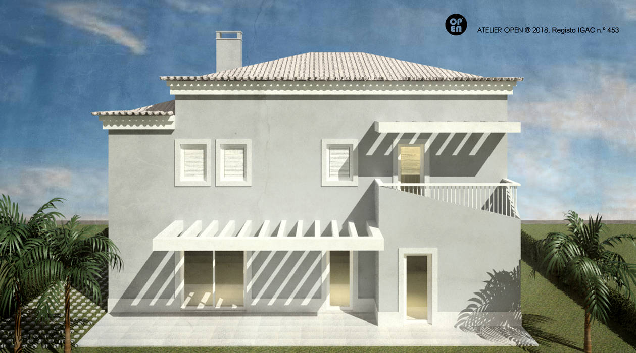 Casa de Tires | Cascais, ATELIER OPEN ® - Arquitetura e Engenharia ATELIER OPEN ® - Arquitetura e Engenharia Сборные дома Железобетон