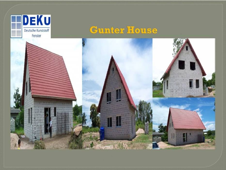 Gunter House DeKu German Windows Co.,ltd พื้นที่เชิงพาณิชย์ พลาสติก uPVC windows,อาคารสำนักงาน ร้านค้า