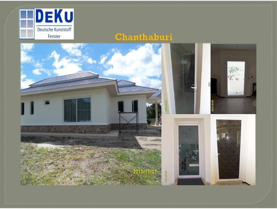 Housing Project:Chanthaburi DeKu German Windows Co.,ltd พื้นที่เชิงพาณิชย์ พลาสติก อาคารสำนักงาน