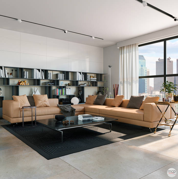 LIVING SH, mcp-render mcp-render Modern living room