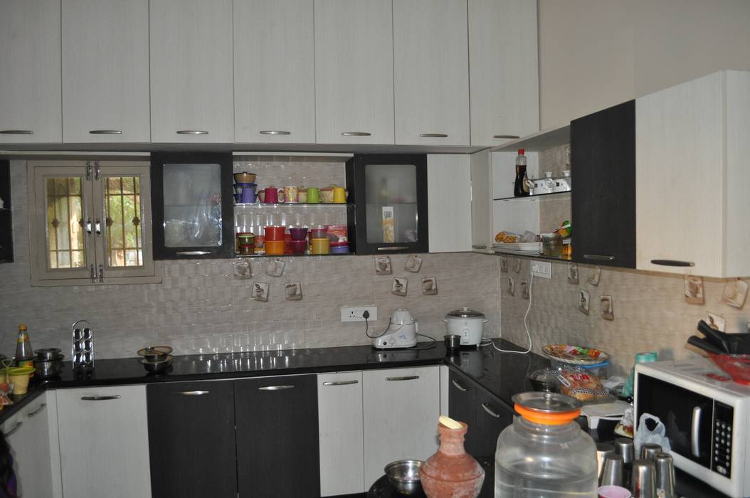 bowenpally, Design Cell Int Design Cell Int Modern kitchen Plywood Cabinets & shelves