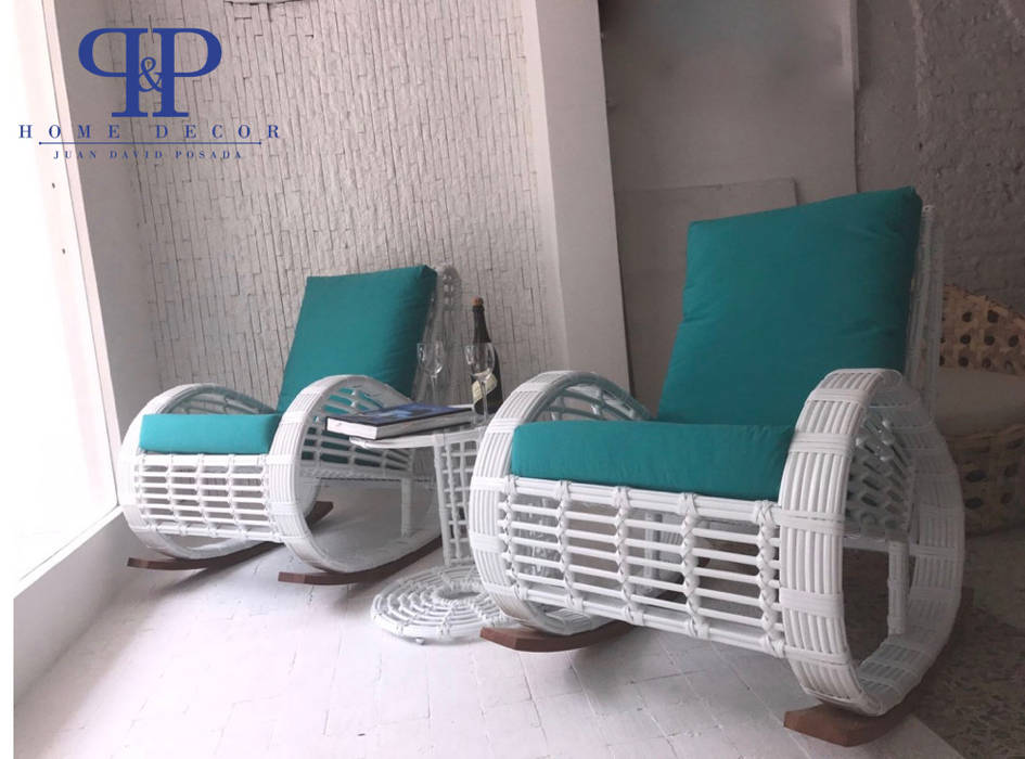 Mesedoras, P&P home decor P&P home decor Balcones y terrazas de estilo moderno Mobiliario