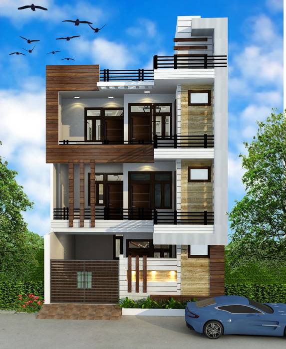 3d Elevation Design Exterior Home Design By 360 Home Interior Modern Homify