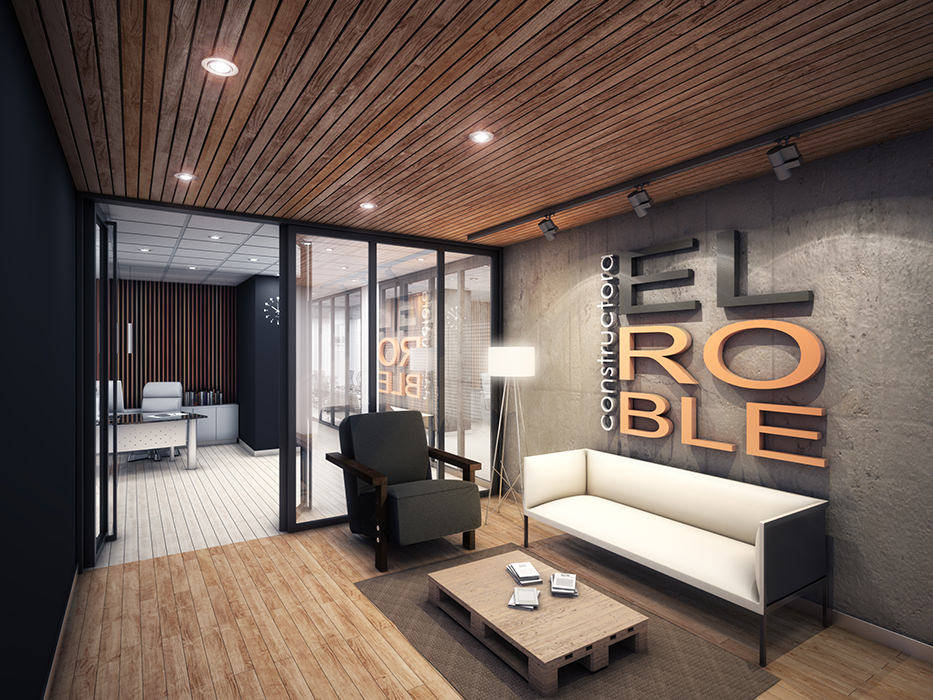 EL ROBLE, INSPIRA ARQUITECTOS INSPIRA ARQUITECTOS Bureau industriel