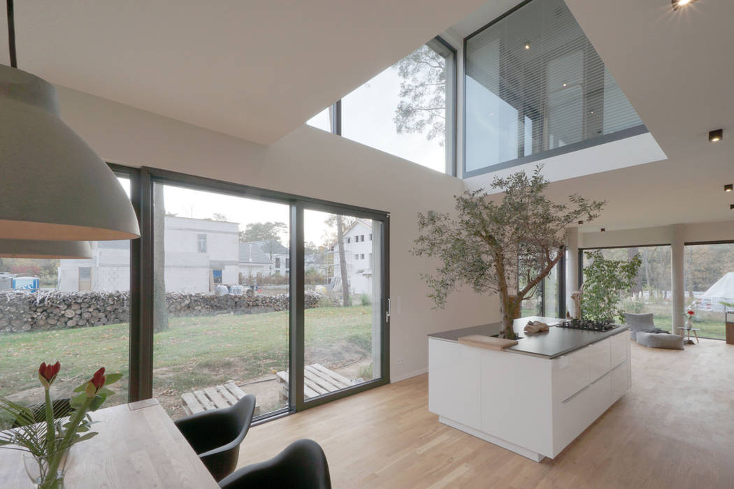 Haus an der Kurpromenade, wolff:architekten wolff:architekten Moderne Esszimmer