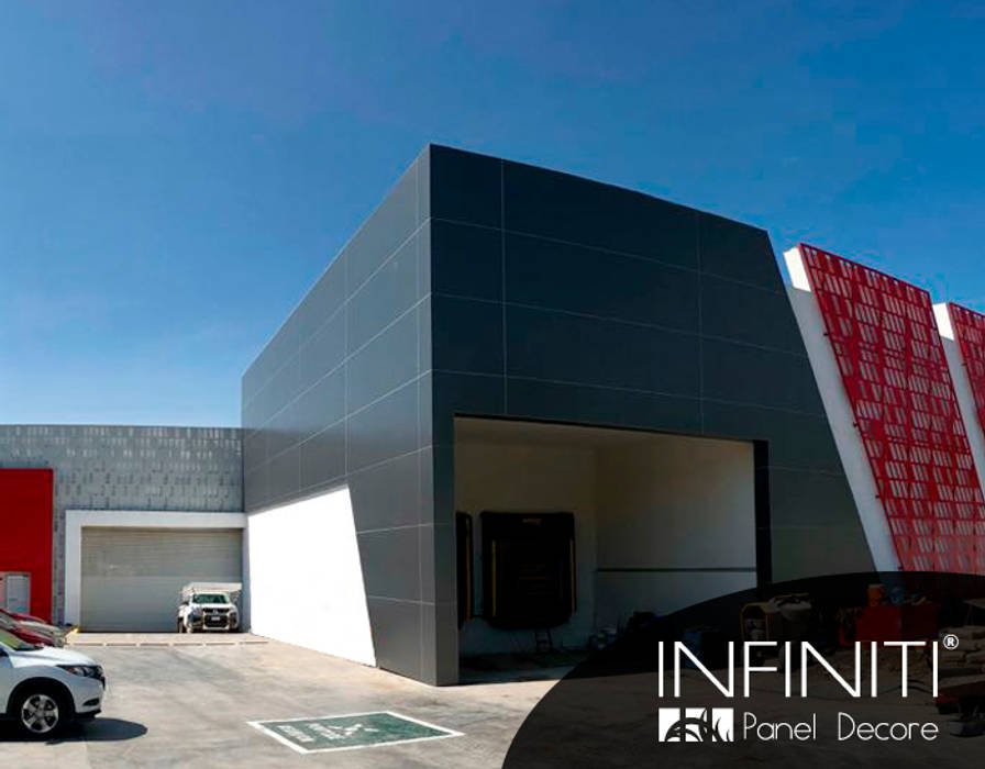 Celosía para fachada de nave industrial. | homify