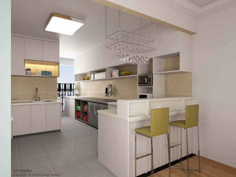 Jurong West Street 75, Swish Design Works Swish Design Works Cocinas equipadas