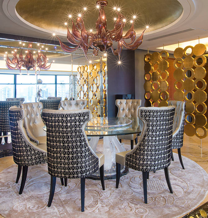 Chinoiserie Dining Room By Design Intervention Design Intervention Asian Style Dining Room Multicolored Homify