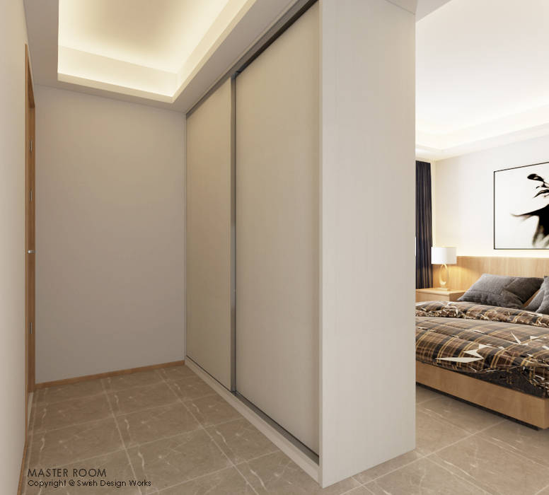 Compassvale Lane, Swish Design Works Swish Design Works Small bedroom