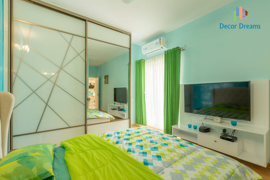 Brigade Meadows, 3 BHK—Dr. Usha & Dr. Mohan, DECOR DREAMS DECOR DREAMS Kamar tidur kecil