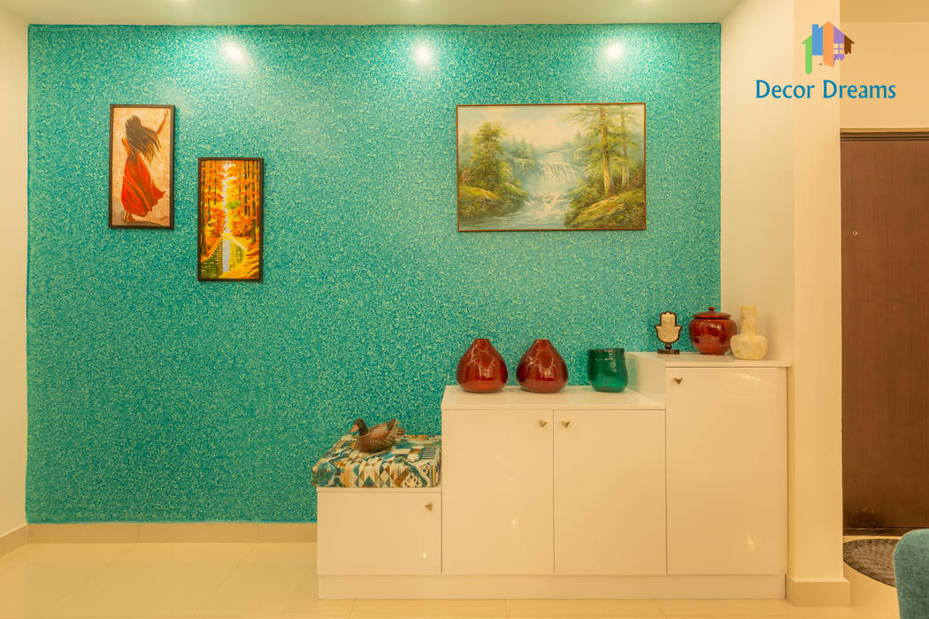 Brigade Meadows, 3 BHK—Dr. Usha & Dr. Mohan, DECOR DREAMS DECOR DREAMS Modern living room