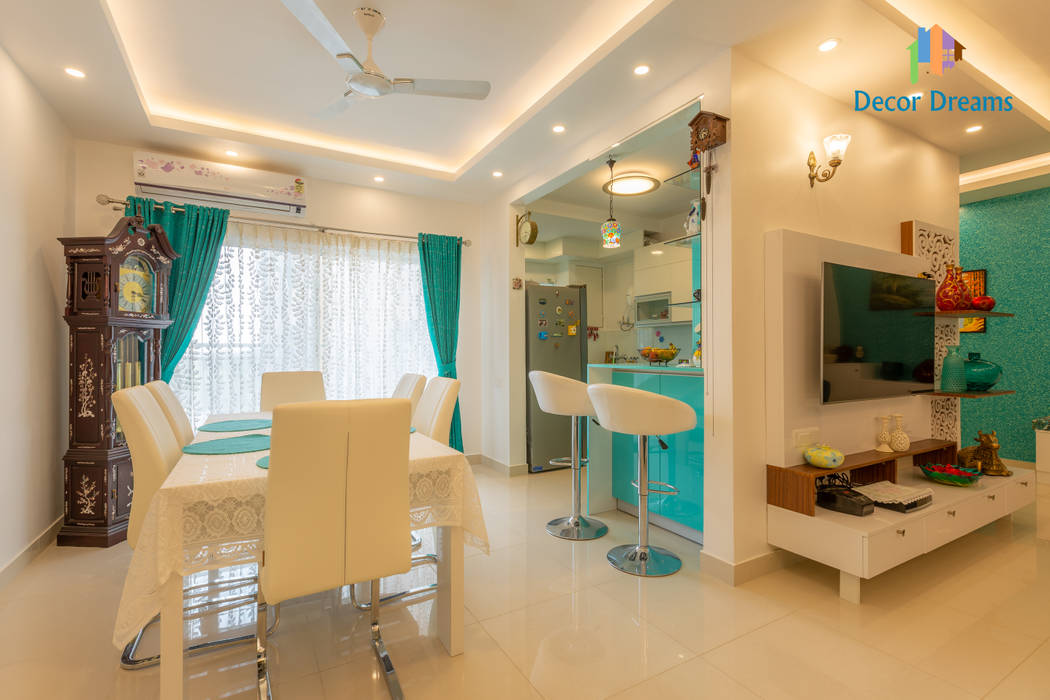 Brigade Meadows, 3 BHK—Dr. Usha & Dr. Mohan, DECOR DREAMS DECOR DREAMS ห้องทานข้าว