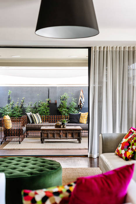 Contemporary Villa, Design Concept creative studio Design Concept creative studio Balcony Property,Furniture,Comfort,Plant,Couch,Interior design,Shade,Building,Lighting,Living room