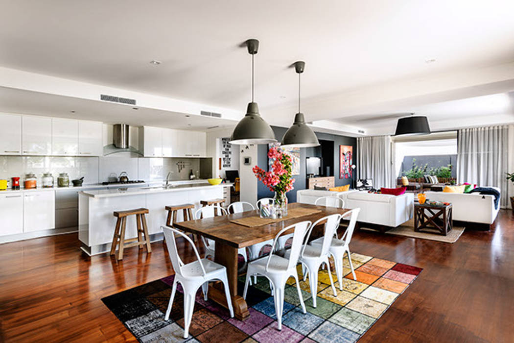 Contemporary Villa, Design Concept creative studio Design Concept creative studio Rustic style dining room