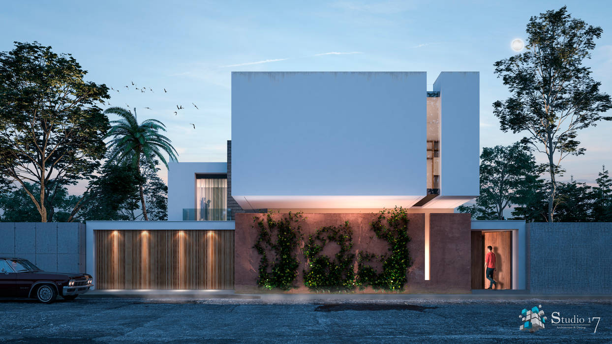 VILLA ROSA TORO, Studio17-Arquitectura Studio17-Arquitectura 미니멀리스트 주택