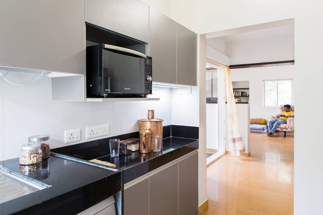 Kitchen- utility and appliances counter M+P Architects Collaborative Modern Kitchen