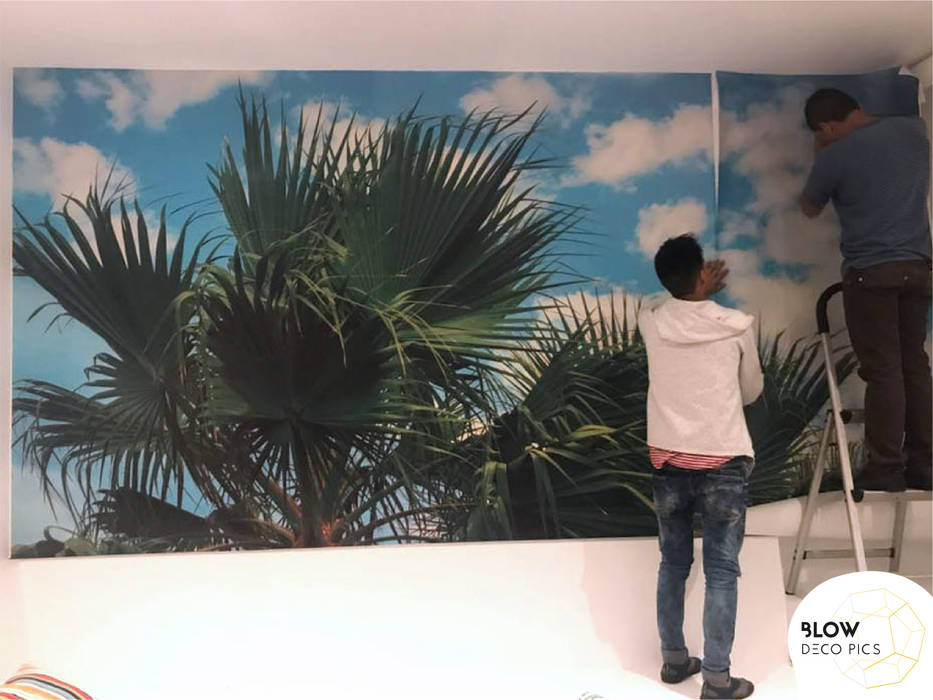 Decoración de Casa de Playa, Blow Deco Pics Blow Deco Pics Tropical style walls & floors