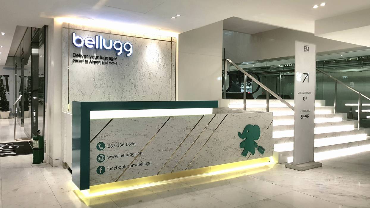 Bellugg : Delivery your luggage, PANI CREAT STUDIO CO., LTD. PANI CREAT STUDIO CO., LTD. Commercial spaces Offices & stores