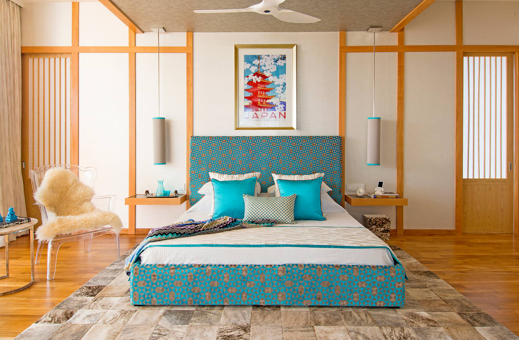 Japanese Bedroom Design by Design Intervention Design Intervention Asian style bedroom