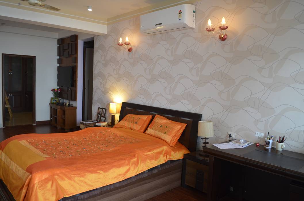 Residential Gurgaon, Neun Designs Pvt.Ltd. Neun Designs Pvt.Ltd. Small bedroom