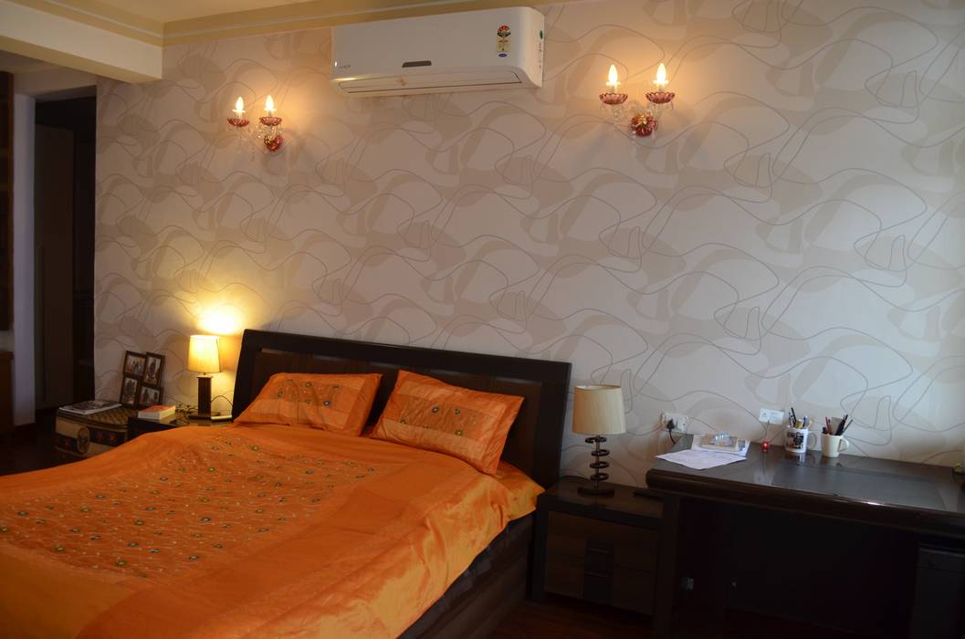 Residential Gurgaon, Neun Designs Pvt.Ltd. Neun Designs Pvt.Ltd. Small bedroom