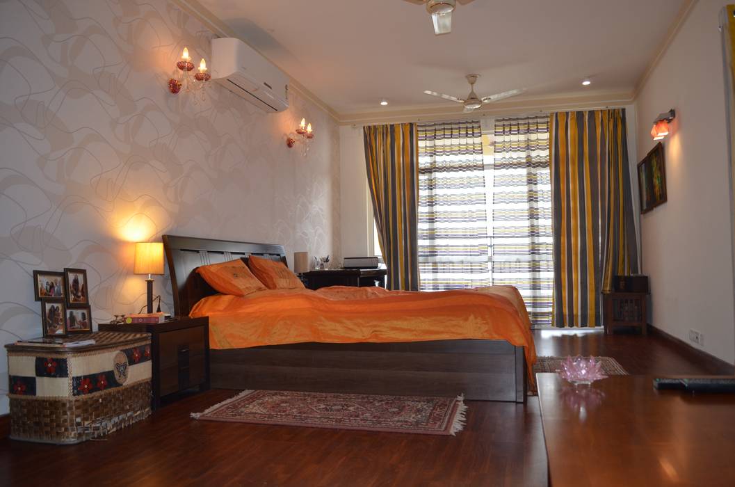 Residential Gurgaon, Neun Designs Pvt.Ltd. Neun Designs Pvt.Ltd. Small bedroom