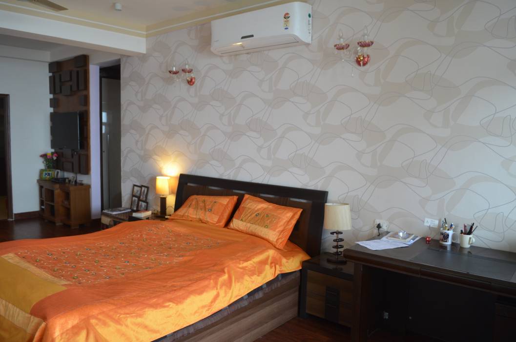 Residential Gurgaon, Neun Designs Pvt.Ltd. Neun Designs Pvt.Ltd. Small bedroom