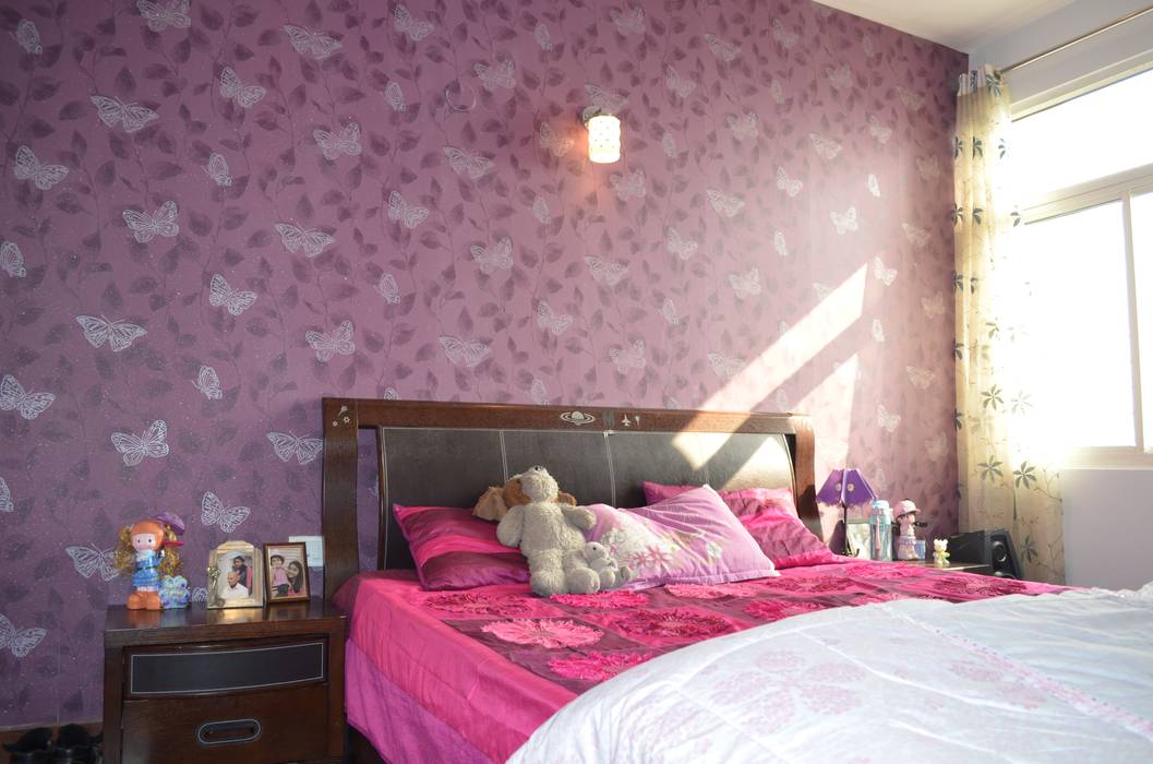 Residential Gurgaon, Neun Designs Pvt.Ltd. Neun Designs Pvt.Ltd. Small bedroom