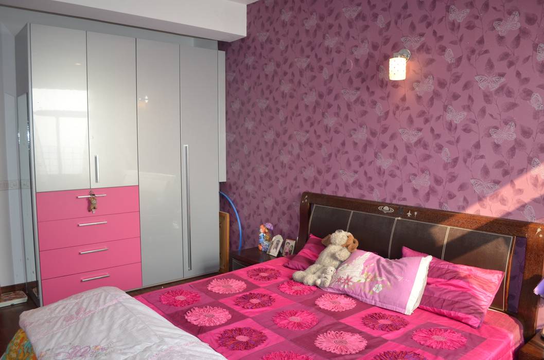 Residential Gurgaon, Neun Designs Pvt.Ltd. Neun Designs Pvt.Ltd. Small bedroom