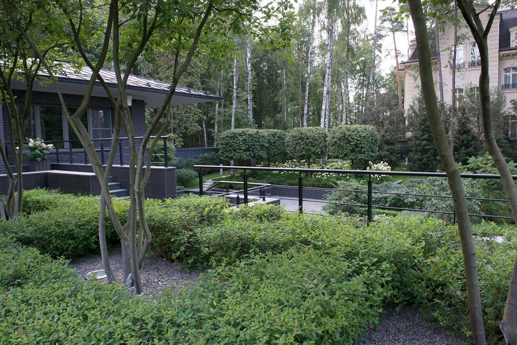 Пять уровней комфорта КП "Жуковка", ARCADIA GARDEN Landscape Studio ARCADIA GARDEN Landscape Studio Jardin moderne