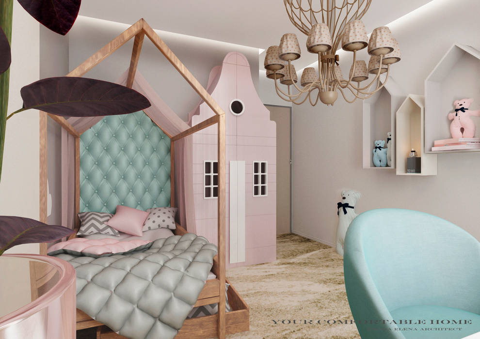 Детская комната, Your Comfortable home Your Comfortable home Cuarto para niñas