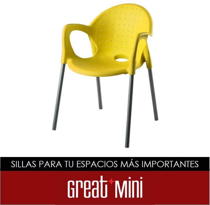 Sillas para Oficina, GREAT+MINI GREAT+MINI Commercial spaces Plastic Hotels