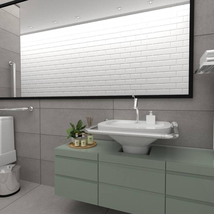 homify Modern bathroom