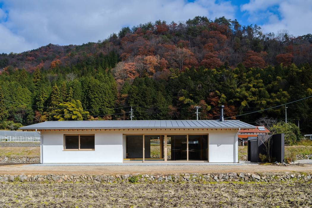 君田の家, WADAGUMI WADAGUMI Casas de madeira Madeira maciça Multicolor