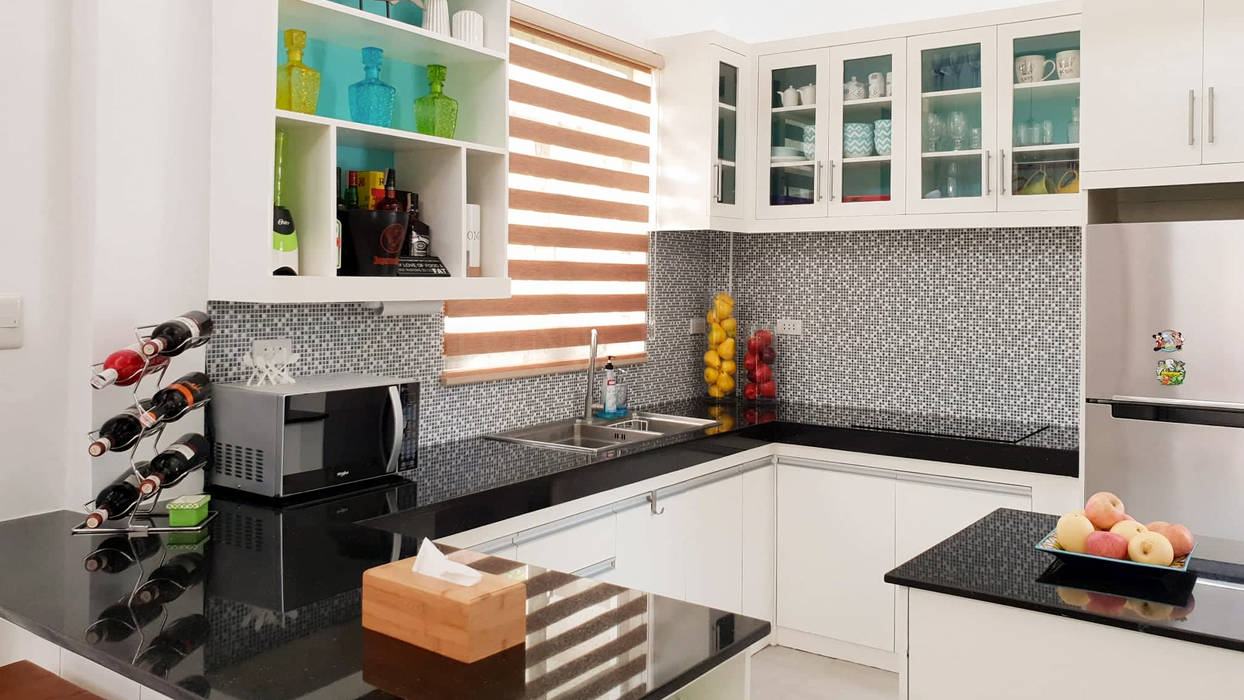 Black Galaxy Granite Kitchen Countertop in Bantayan Island Cebu Stone Depot Kitchen units